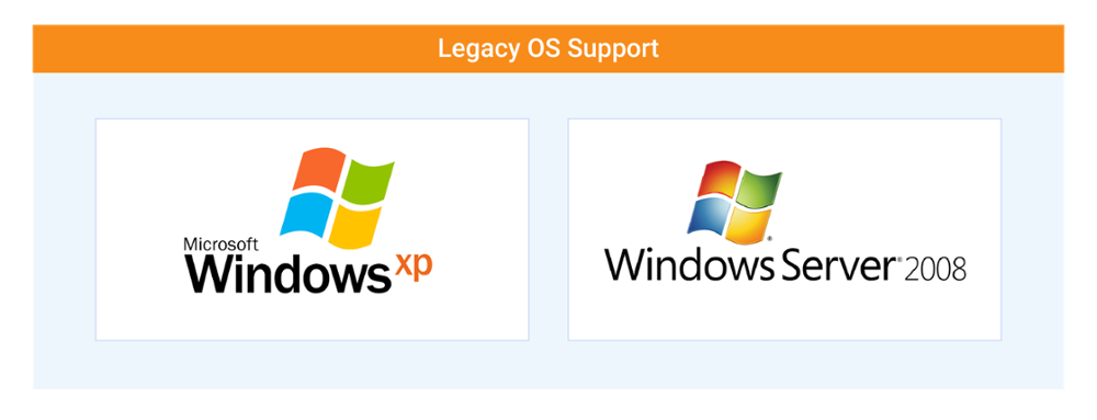 NovaGuard Support for Windows XP and Windows Server 2008