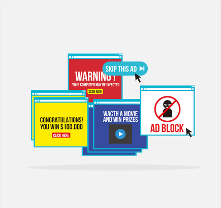 A group of colorful rectangular signsDescription automatically generated