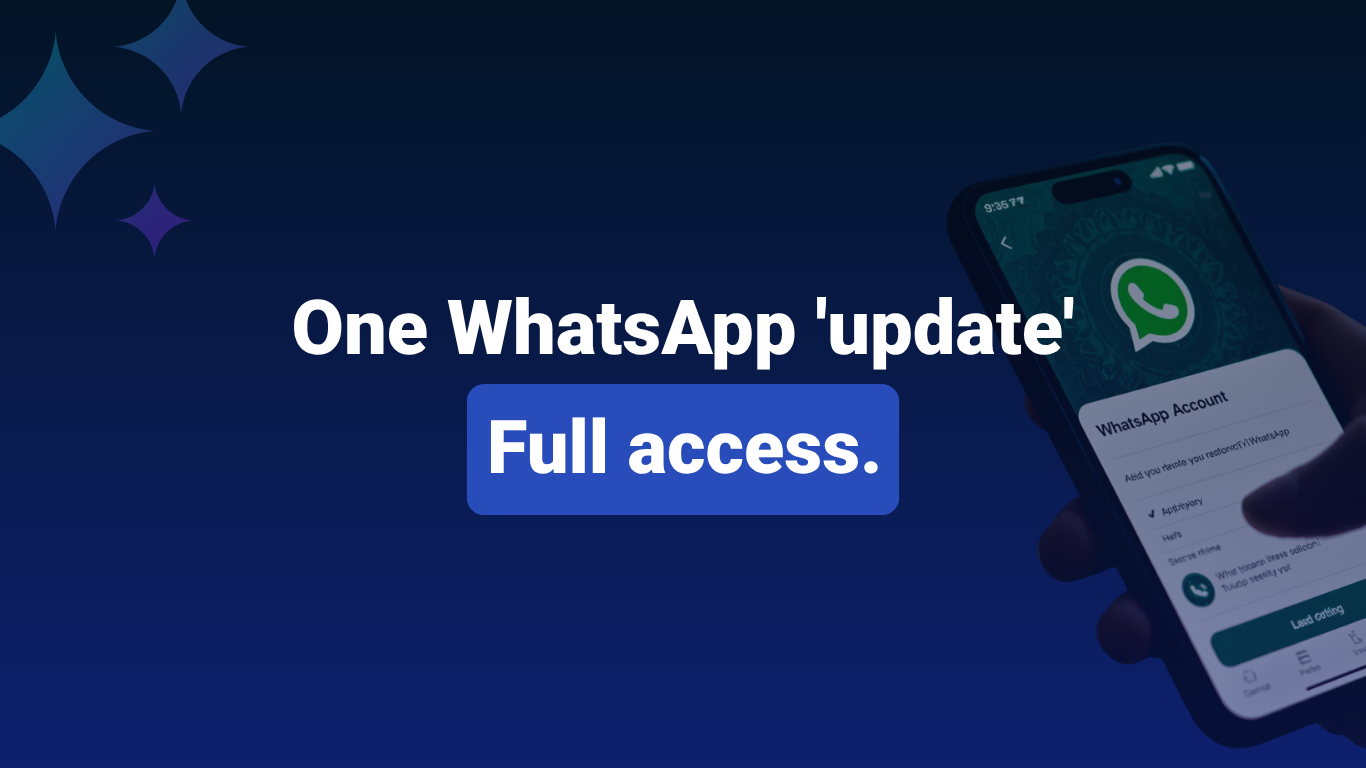 The WhatsApp Spyware Crisis: Why a fake update is the cleverest hack of 2026