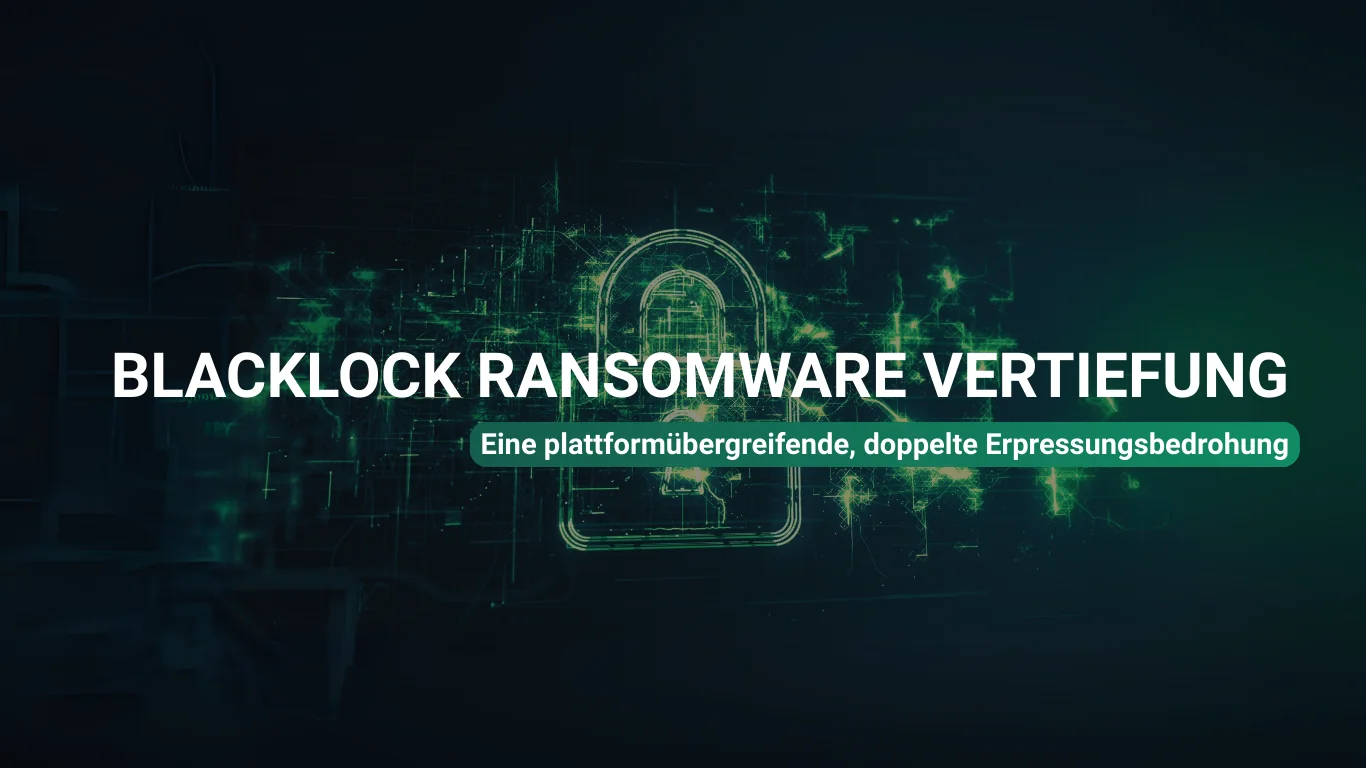 BlackLock Ransomware Vertiefung: Eine plattformübergreifende, doppelte Erpressungsbedrohung